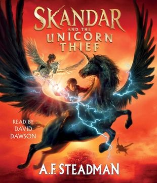 portada Skandar and the Unicorn Thief (Audiolibro)