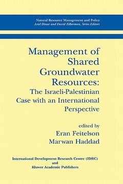 portada management of shared groundwater resources (en Inglés)