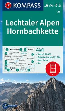 portada Kv wk 24 Lechtaler Alpen, Hornbachk. (en Alemán)