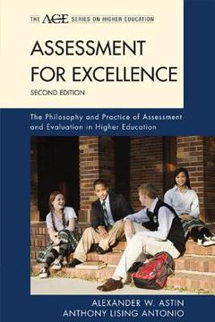 portada assessment for excellence: the philosophy and practice of assessment and evaluation in higher education (en Inglés)