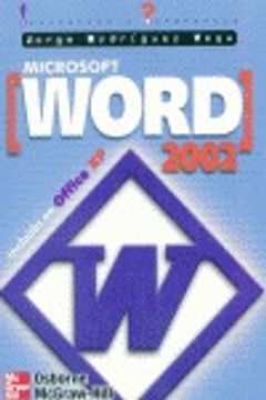 portada Microsoft word 2002 - iniciacion y referencia