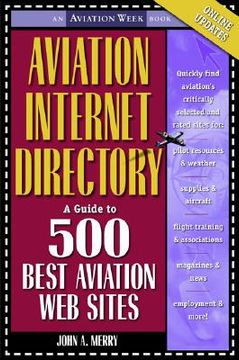 portada aviation internet directory: a guide to 500 best aviation web sites (en Inglés)