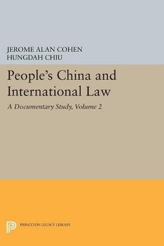 portada People's China and International Law, Volume 2: A Documentary Study (Princeton Legacy Library) 