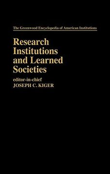 portada Research Institutions and Learned Societies (in English)