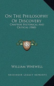 portada on the philosophy of discovery: chapters historical and critical (1860)
