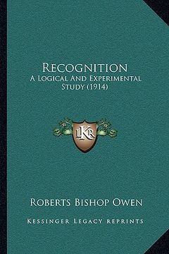 portada recognition: a logical and experimental study (1914) (in English)