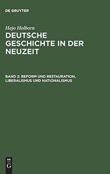 portada Deutsche Geschichte in der Neuzeit, Band 2, Reform und Restauration, Liberalismus und Nationalismus 
