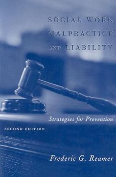 portada social work malpractice and liability: strategies for prevention (en Inglés)