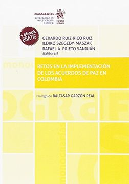 portada Retos en la Implementación de los Acuerdos de Paz en Colombia (in Spanish)