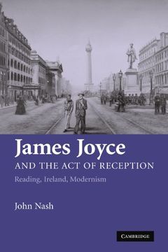portada James Joyce and the act of Reception Paperback (in English)