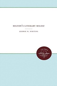 portada Milton's Literary Milieu (en Inglés)