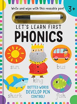 portada Let'S Learn: First Phonics: (Early Reading Skills, Letter Writing Workbook, pen Control, Write and Wipe) 