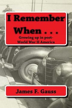 portada i remember when . . . (en Inglés)