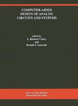 portada computer-aided design of analog circuits and systems (en Inglés)