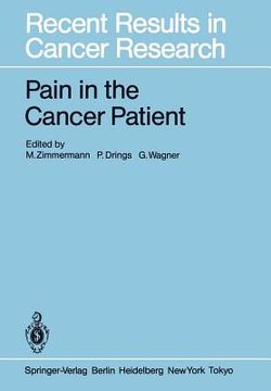 portada pain in the cancer patient: pathogenesis, diagnosis and therapy (in English)