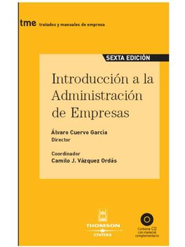 portada Introducción a la Administración de Empresas: Incluye cd (Tratados y Manuales de Empresa)