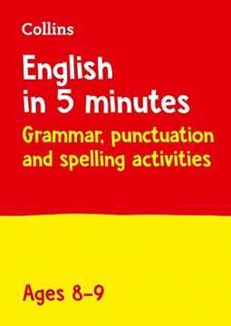 portada Collins English in 5 Minutes - Grammar, Punctuation and Spelling Activities Ages 8-9 (en Inglés)