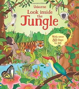 portada Look Inside The Jungle (Look Inside Board Books)