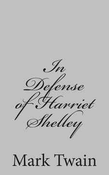 portada In Defense of Harriet Shelley