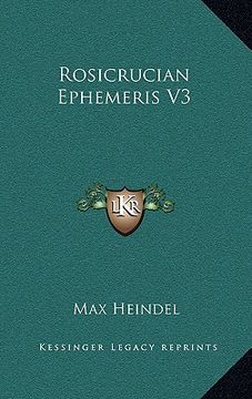 portada rosicrucian ephemeris v3