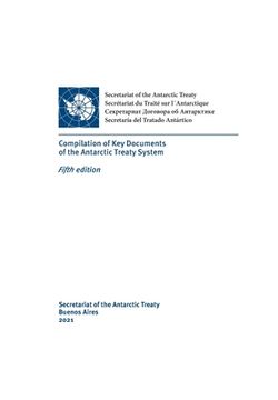 portada Compilation of Key Documents of the Antarctic Treaty System. Fifth edition (en Inglés)