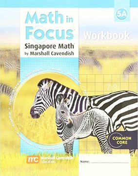 portada Math in Focus: Singapore Math: Student Workbook Grade 5 Book A (en Inglés)