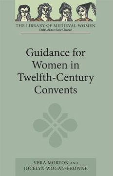 portada guidance for women in twelfth-century convents (en Inglés)