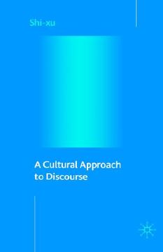 portada a cultural approach to discourse (en Inglés)
