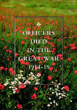 portada officers died in the great war 1914-1919 (en Inglés)
