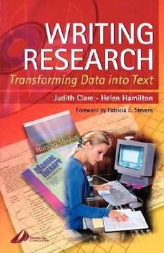 portada writing research: transforming data into text (en Inglés)