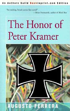 portada the honor of peter kramer (en Inglés)