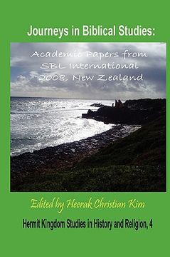 portada journeys in biblical studies: academic papers from sbl international 2008, new zealand (hardcover)