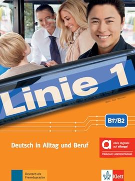 portada Linie 1 b1+ b2, Libro del Alumno y de Ejercicios Edicion Hibrida Allango (en Alemán)