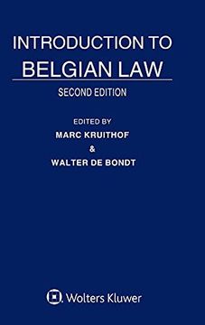 portada Introduction to Belgian law (en Inglés)