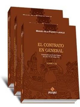 portada El Contrato en General. Comentarios a la Seccion Primera del Libro vii del Codigo (Tomo iii y Iii) (in Spanish)
