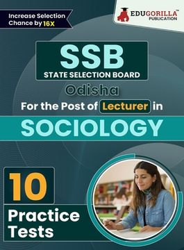 portada SSB Odisha Lecturer Sociology Exam Book 2023 (English Edition) State Selection Board 10 Practice Tests (1000 Solved MCQs) with Free Access To Online T