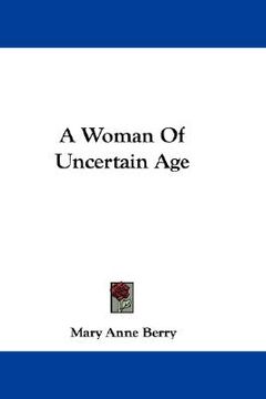 portada a woman of uncertain age (en Inglés)