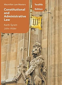 portada Constitutional and Administrative Law (en Inglés)