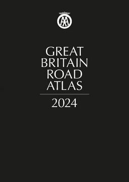 portada Great Britain Road Atlas 2024 Leather Bound (aa Road Atlas Britain) (aa uk Atlas Britain)