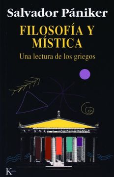 portada Filosofía y Mística (Ensayo) (in Spanish)