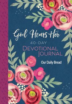 portada God Hears her 40-Day Devotional Journal (en Inglés)