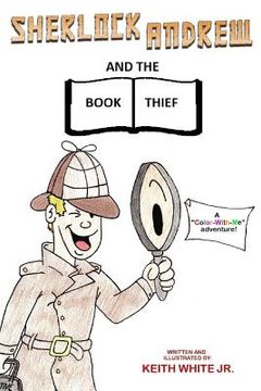 portada Sherlock Andrew and The Book Thief: A Color-With-Me Adventure (in English)