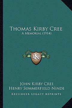 portada thomas kirby cree: a memorial (1914)