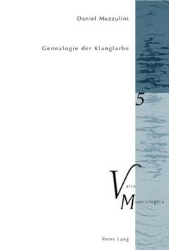 portada Genealogie der Klangfarbe (en Alemán)
