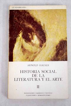 portada Historia social de la literatura y del arte, volumen II