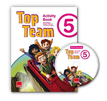 portada Top Team 5 Activity Book + cd Stories and Songs