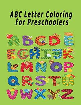 portada Abc Letter Coloring Book for Preschoolers: Abc Letter Coloringt Letters Coloring Book, abc Letter Tracing for Preschoolers a fun Book to Practice Writing for Kids Ages 3-5 