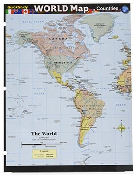 portada World map Countries (Quick Study) (en Inglés)