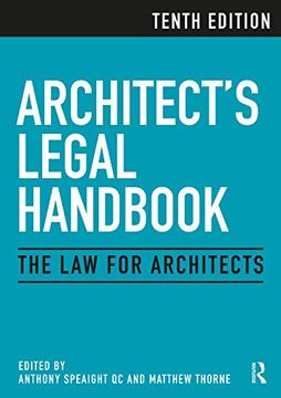 portada Architect'S Legal Handbook: The law for Architects (en Inglés)