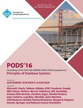 portada PODS 16 35th ACM SIGMOD-SIGACT-SIGAI Symposium on Principles of Database Systems (en Inglés)